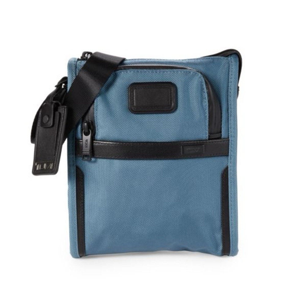 Tumi Small Leather Trim Crossbody Bag